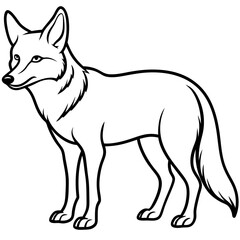 Coyote Silhouette Vector