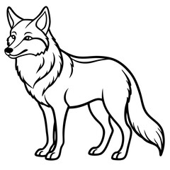 Coyote Silhouette Vector