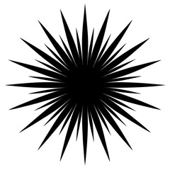 Obraz premium Abstract Radiant Vector Illustration – Clean Silhouette Artwork