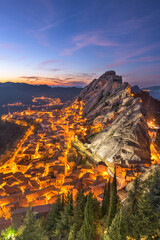 Pietrapertosa, Italy at Dusk 1475