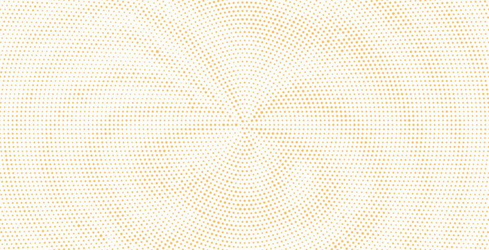 Soft beige radial halftone burst with smooth gradient dot pattern expanding outward, gentle abstract background ideal for elegant minimal design themes, modern decorative projects and subtle artistic 