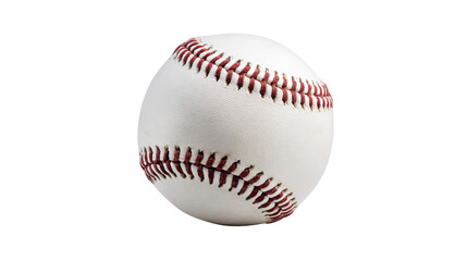 baseball on white background 
