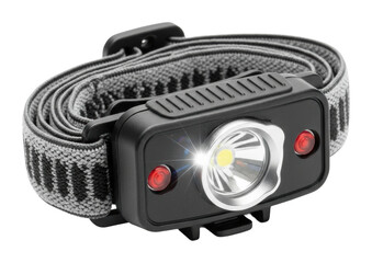 Exploring led headlamp features for adventures gear review isolated on transparent background