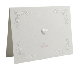 Love greeting card design home card calm romance isolated on transparent background