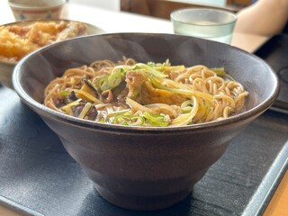 肉茄子そば