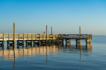 Pier in Indianola, Texas