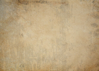 Yellow abstract grunge concrete wall background.