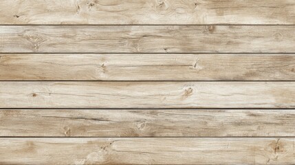 Naklejka premium The surface features a light colored wooden texture with visible grain patterns and knots creating a natural and warm atmosphere suitable for backgrounds and design elements.