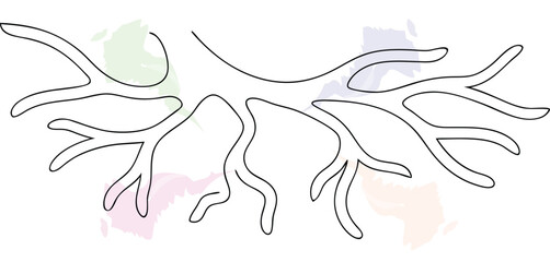 Simple Organic Line Art Design