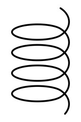Pressure spring icon.