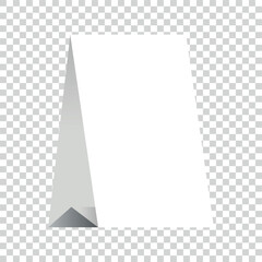 Mock up table tent card mockup template.