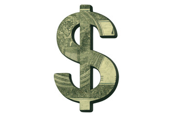 Obraz premium Dollar sign with agricultural land and crops, symbolizing green economy, farm investment, and sustainable wealth