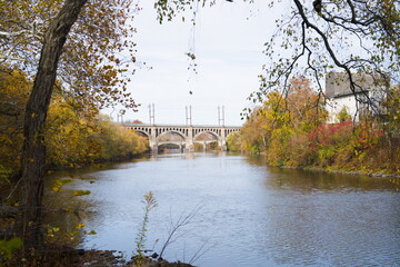 Manayunk Railroad bridge crossing the Schuylkill River from Lower Merion into Philadelphia