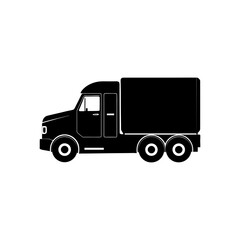 Truck isolated on white background