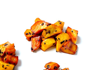 Daigaku imo with black sesame