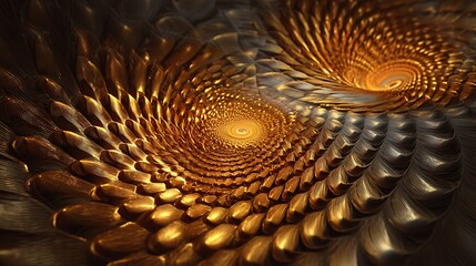 Ornate gold vintage clock mechanism detail from an ancient Italian church building