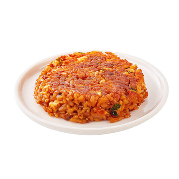 Tacu tacu reheated rice and bean patty