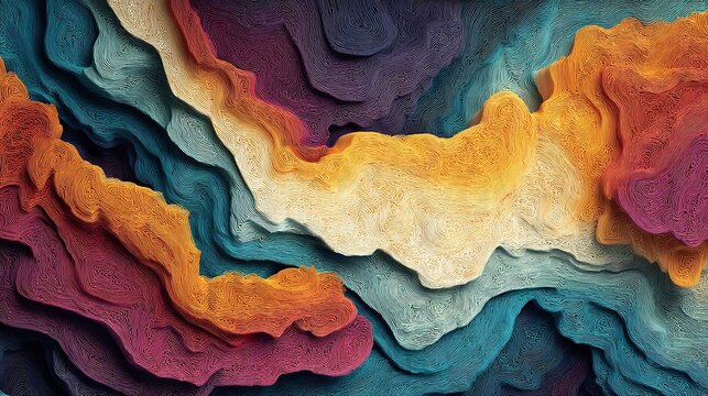 Abstract colorful paint splashes background with rainbow patterns