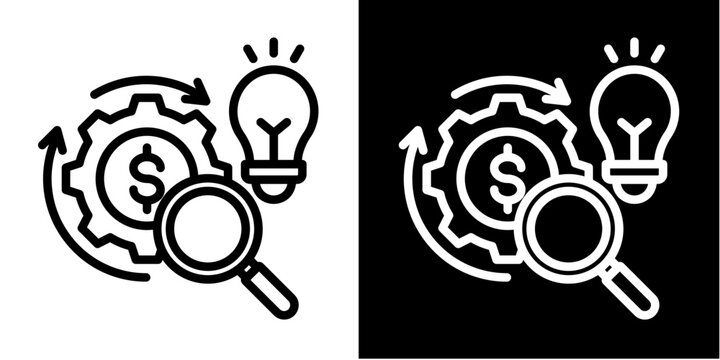 Business Model   Icon Set White Mix Style Collection
