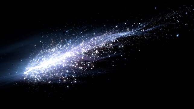 Abstract light background with space nebula and galaxy star cosmos fire energy fractal night science explosion fantasy black design texture backdrop glow flash supernova shine sun