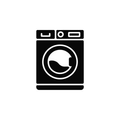 Washing machine silhouette icon