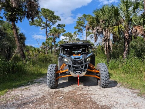 UTV off-road recreational vehicle in Big Cypress National Park, Florida