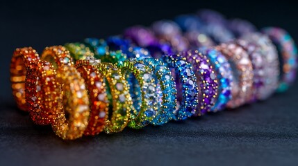 Colorful abstract background with red and yellow arrows showing progress and growth