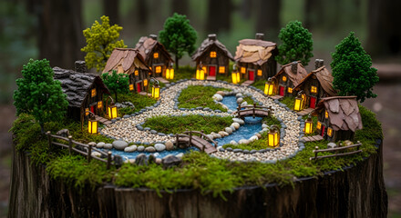 A village in the forest