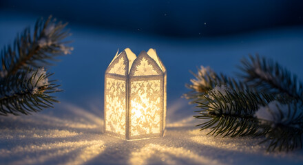 christmas tree in the night