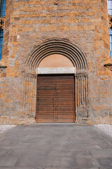 The former Saint Augustin church (Chiesa di Sant'Agostino), part of the larger ancient Augustinian monastery complex in Bergamo. ITALY.
