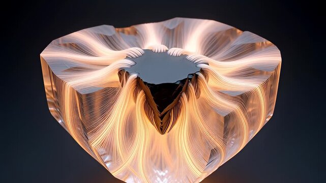 Radical acceptance: An abstract visualization of darkness transforming into radiant light, symbolizing inner peace and emotional well-being for mental health and personal growth.