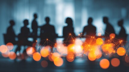 Team dynamics in action: mastering growth strategies in the modern office. Data connectivity. Innovative office layouts inspiring collaborative success. Futuristic system. Ai web.