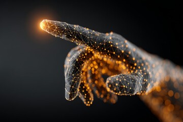 Navigating digital landscapes: the art of big data interfaces. Technological mesh. Seamless integration: exploring modern interfaces and big data. Futuristic system. Machine network.