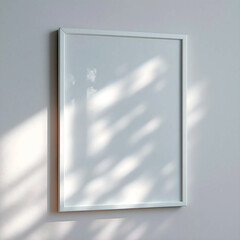 Kids Room Minimalist Interior with Empty Frames and Neutral Decor