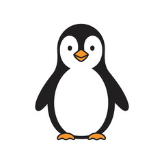 Obraz premium Cute Cartoon Penguin Character