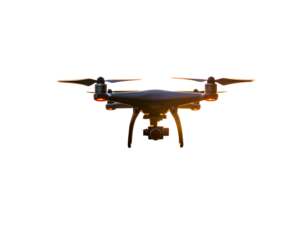 Firefly_Realistic soccer ball on a grassy field - Firefly_Sleek black drone with four propellers and camera 