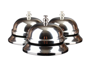 Firefly_Realistic soccer ball on a grassy field - Firefly_Set of polished silver service bells on a black background  