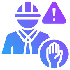 Restrictions icon for business risk, website, application, printing, document, poster design, etc