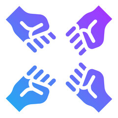 Teamwork icon for business risk, website, application, printing, document, poster design, etc