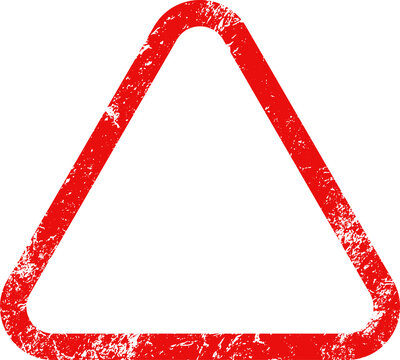 ed alert warning sign icon with grunge effect
