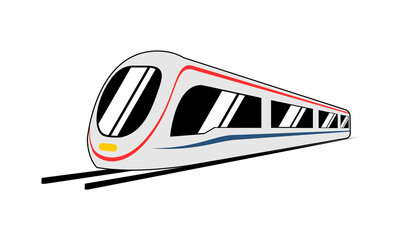Cute train illustration design vector