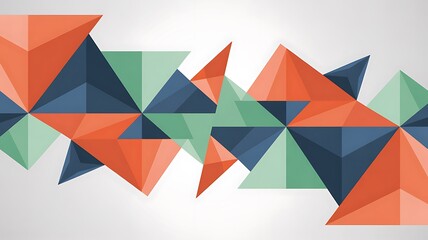 Vector abstract geometric background with triangle shapes.