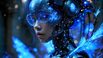 Digital Aesthetics: Cyberpunk Cosmic