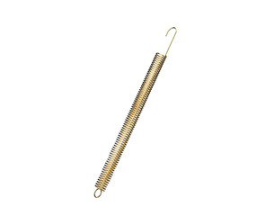 Durable Brass Tension Coil Spring Isolated Element: Essential Industrial Hardware and Replacement...