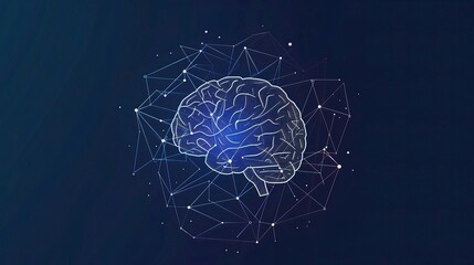AI Brain Logo, a sleek and modern digital design featuring artificial intelligence elements, neural network patterns, and intelligent mind symbolism, ideal for tech companies, innovation brands, digit