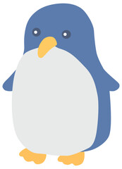 シンプルなペンギンのイラスト ベクター素材