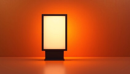 Billboard mockup, empty template for advertising messages