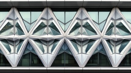 architectural origami a dance of light and form in a contemporary facade revealing the delicate balance of design and structural art