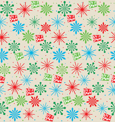 New snowflakes fun colors seamless, wallpaper christmas 2026