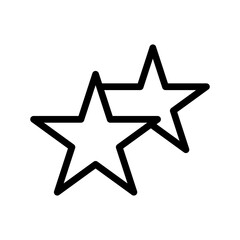 Two Stars Icon Pack – Elegant Night Sky and Celestial Symbols Collection for Apps, UI, and Web Design